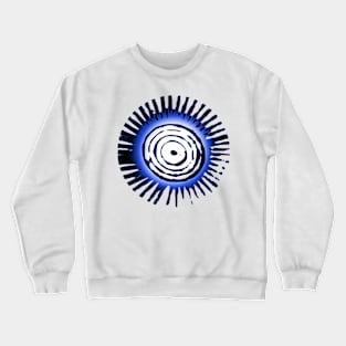 Blue Sun Symbol Crewneck Sweatshirt